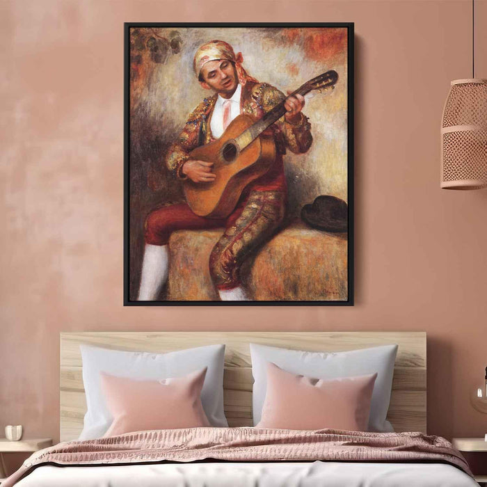 The Spanish Guitarist (1897) by Pierre-Auguste Renoir - Canvas Artwork