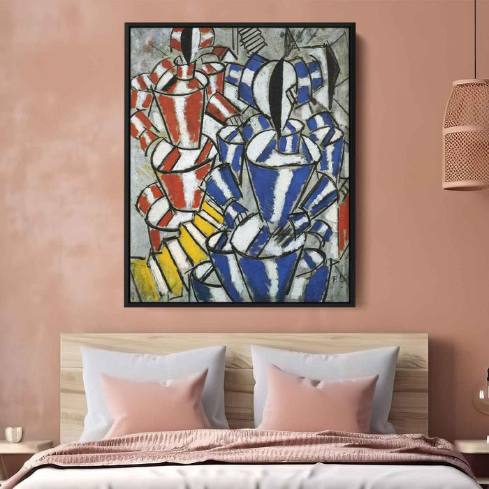 The Staircase (1913) by Fernand Leger - Canvas Artwork