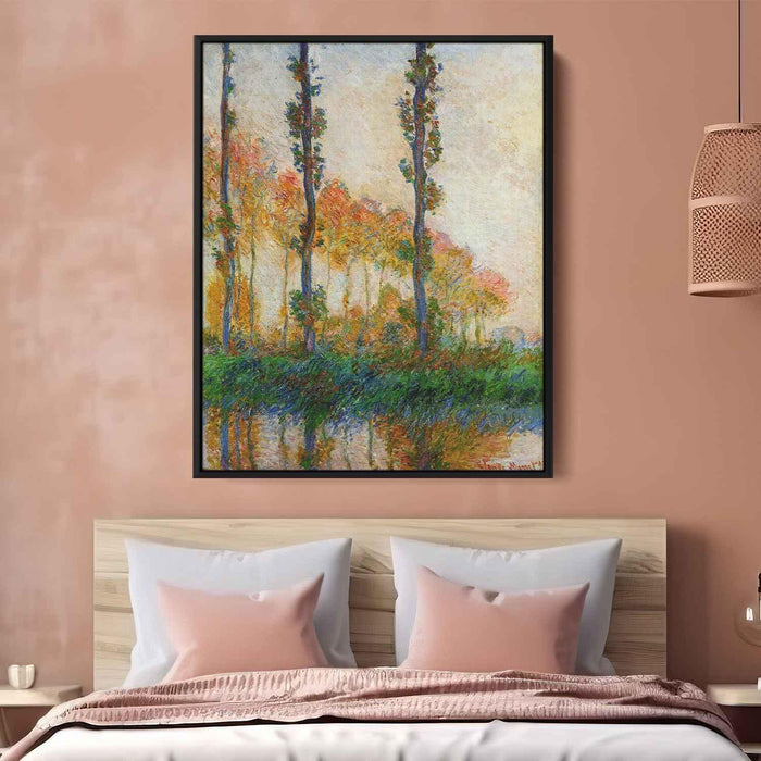 The Three Trees, Autumn by Claude Monet - Canvas Artwork