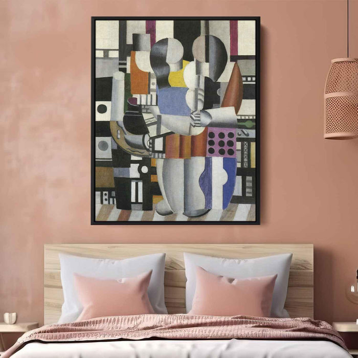 Three figures (1921) by Fernand Leger - Canvas Artwork