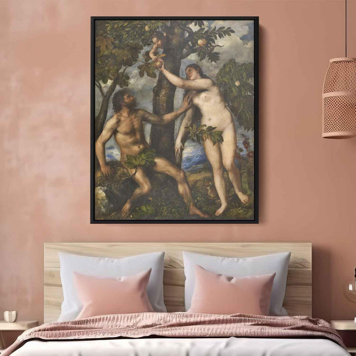The Fall of Man (1550) by Titian - Canvas Artwork