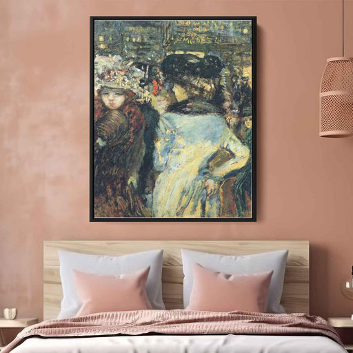 Two Elegant Ladies, Place de Clichy by Pierre Bonnard - Canvas Artwork