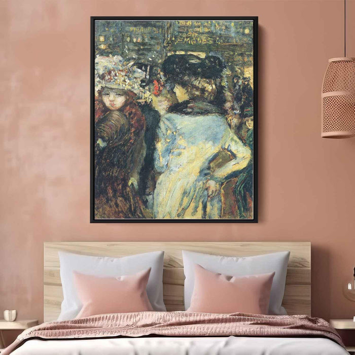 Two Elegant Ladies, Place de Clichy by Pierre Bonnard - Canvas Artwork