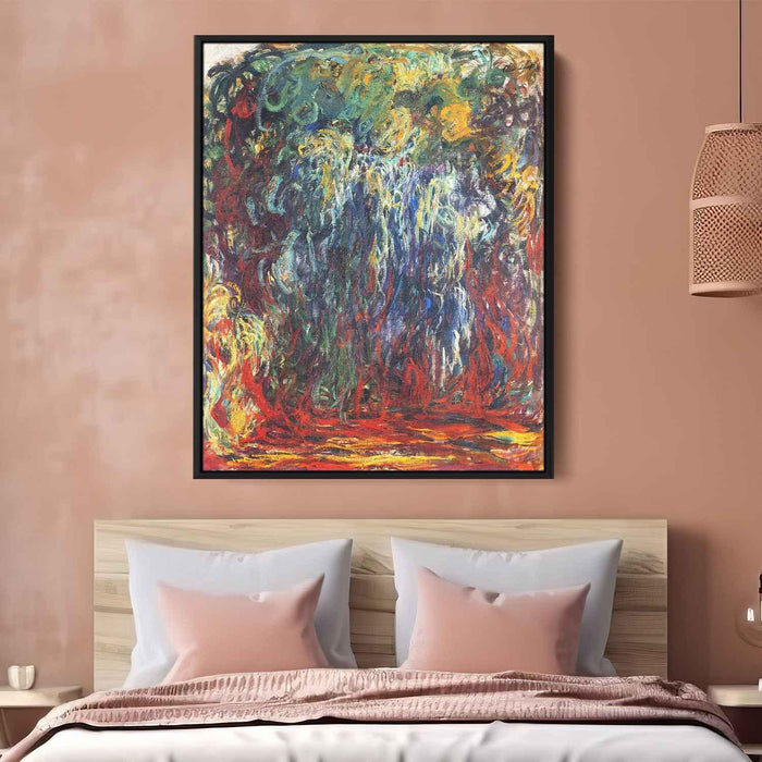 Weeping Willow, Giverny by Claude Monet - Canvas Artwork