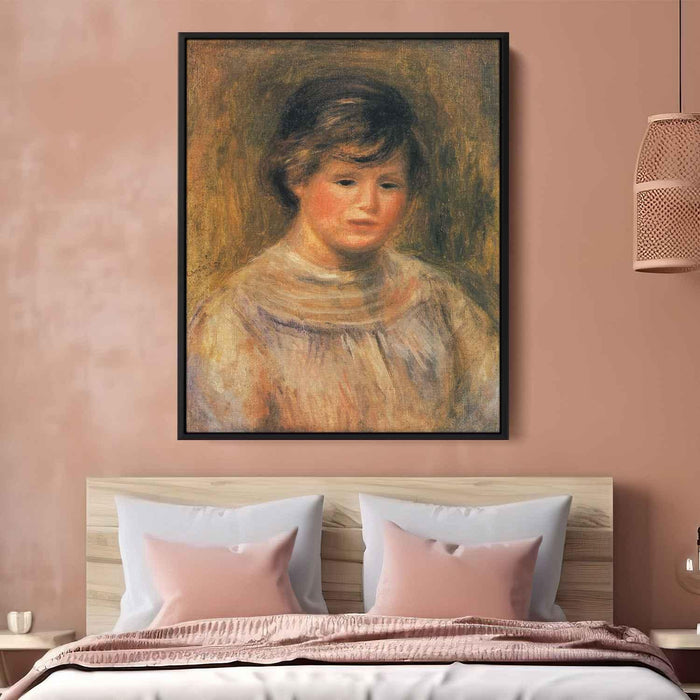 Woman`s Head by Pierre-Auguste Renoir - Canvas Artwork