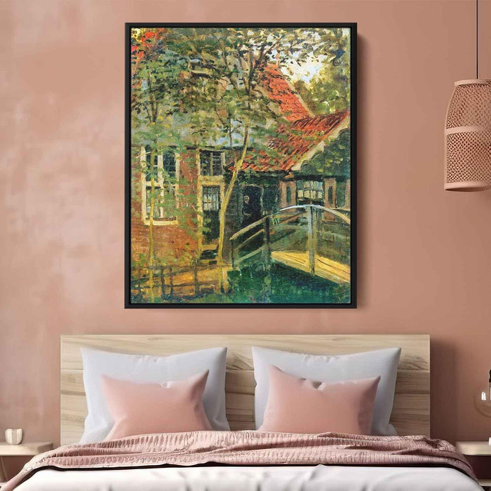 Zaandam, Little Bridge by Claude Monet - Canvas Artwork