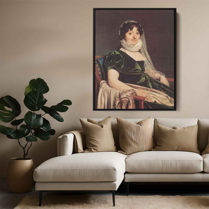 Comtes de Tournon, née Geneviève de Seytres Caumont by Jean Auguste Dominique Ingres - Canvas Artwork