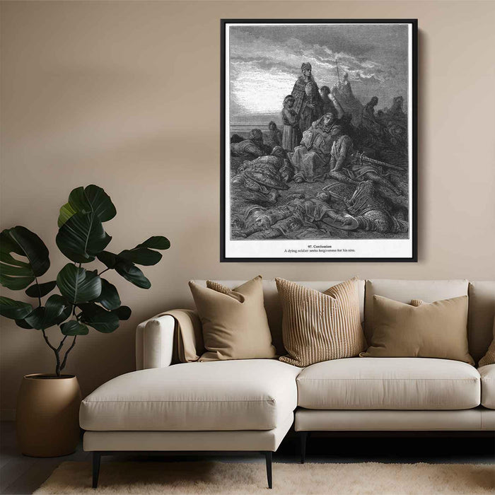 Confession by Gustave Dore - Canvas Artwork