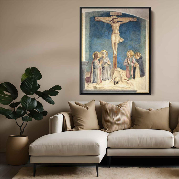 Crucifixion with the Virgin and Sts. Cosmas, John the Evangelist and Peter Martyr by Fra Angelico - Canvas Artwork