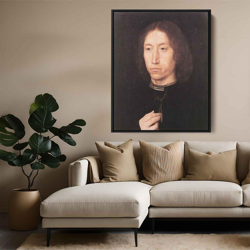 Portrait of a Man (1480) by Hans Memling - Canvas Artwork