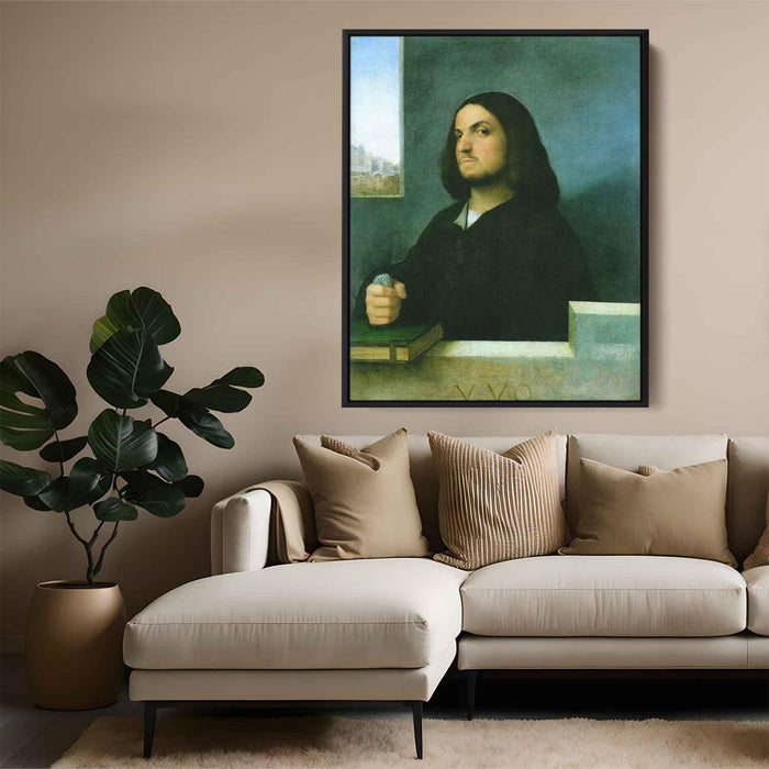 Portrait of a Venetian Gentleman (1510) by Giorgione - Canvas Artwork