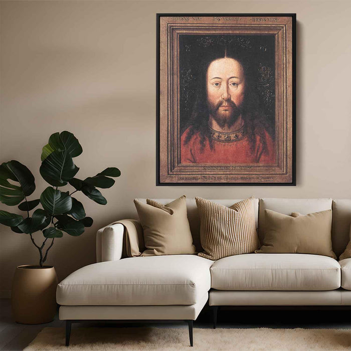 Portrait of Christ (1440) by Jan van Eyck - Canvas Artwork