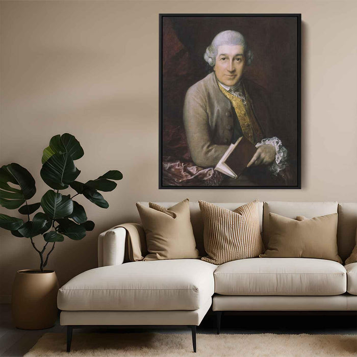 Portrait of David Garrick (1770) by Thomas Gainsborough - Canvas Artwork