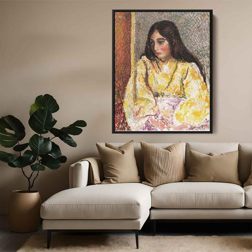 Portrait of Jeanne by Camille Pissarro - Canvas Artwork