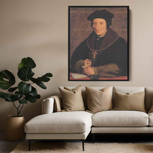 Portrait of Sir Brian Tuke (1527) by Hans Holbein the Younger - Canvas Artwork