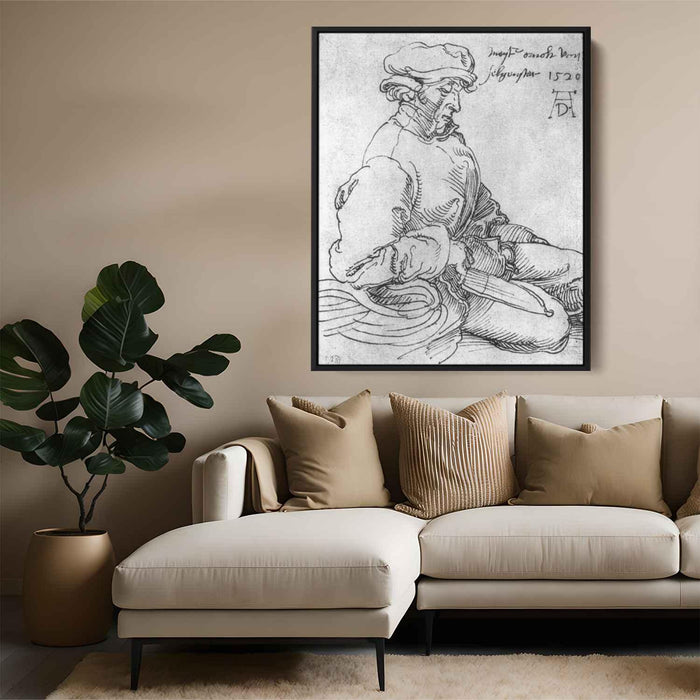 Portrait of the Blessed Arnold of town by Albrecht Durer - Canvas Artwork