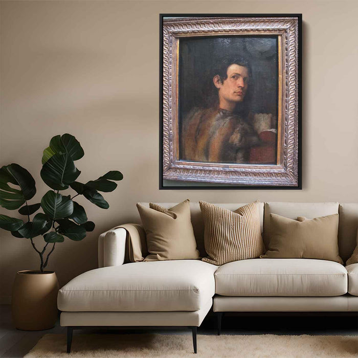 Portrait of young man by Giorgione - Canvas Artwork