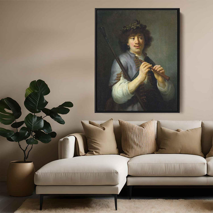 Rembrandt as Shepherd (1636) by Rembrandt - Canvas Artwork