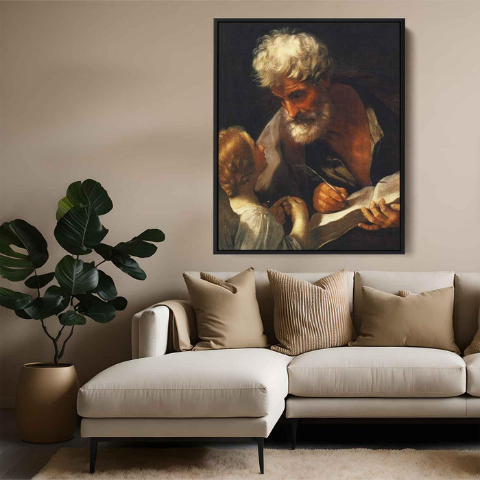 Saint Matthew (1621) by Guido Reni - Canvas Artwork