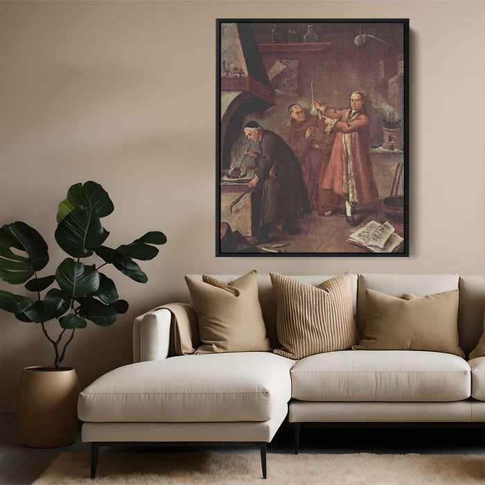 The Alchemists by Pietro Longhi - Canvas Artwork