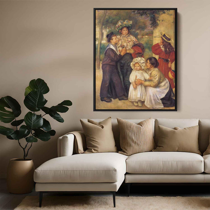 The Artist`s Family (1896) by Pierre-Auguste Renoir - Canvas Artwork