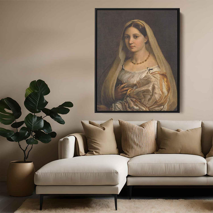 The Veiled Woman, or La Donna Velata by Raphael - Canvas Artwork