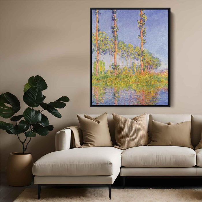 Three Trees, Autumn Effect by Claude Monet - Canvas Artwork