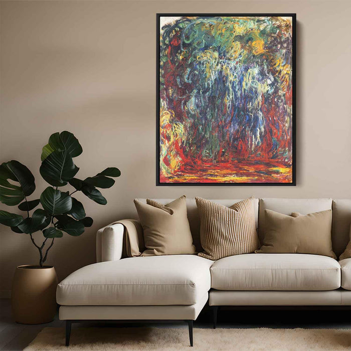 Weeping Willow, Giverny by Claude Monet - Canvas Artwork