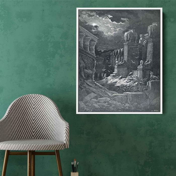 Babylon Fallen by Gustave Dore - Canvas Artwork