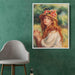 Blond in a Straw Hat(Seated Girl) by Pierre-Auguste Renoir - Canvas Artwork