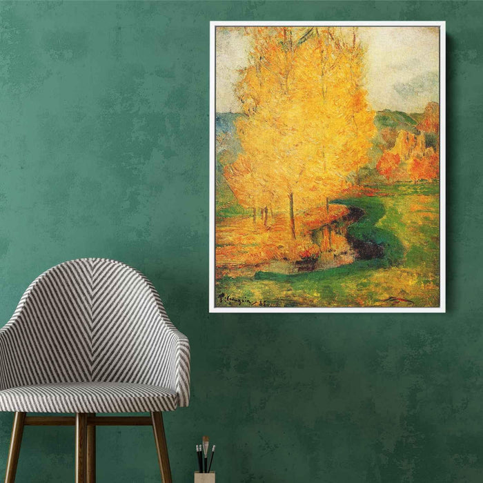 By the Stream, Autumn by Paul Gauguin - Canvas Artwork