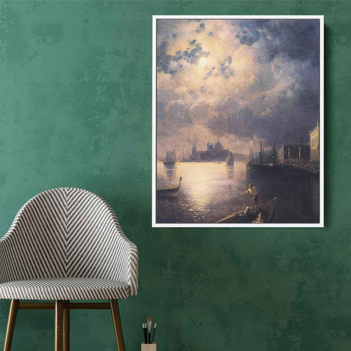 Byron in Venice by Ivan Aivazovsky - Canvas Artwork