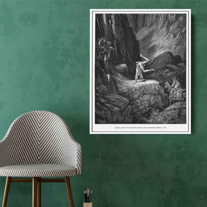 Don Quixote by Gustave Dore - Canvas Artwork