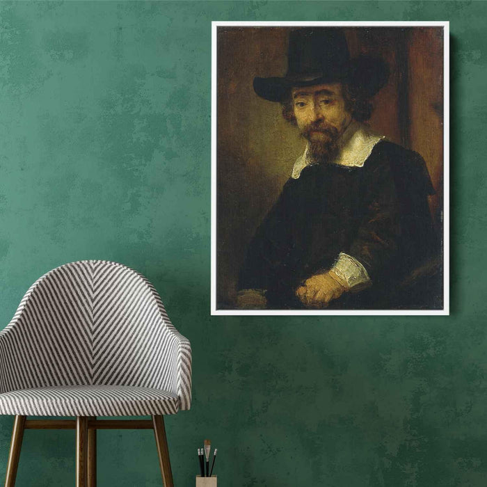 Dr Ephraim Bueno, Jewish Physician and Writer by Rembrandt - Canvas Artwork