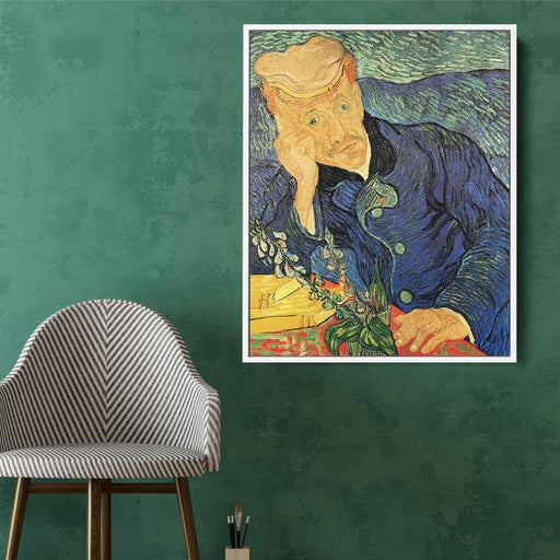 Dr. Paul Gachet (1890) by Vincent van Gogh - Canvas Artwork