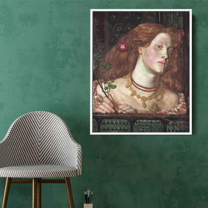 Fair Rosamund (1861) by Dante Gabriel Rossetti - Canvas Artwork