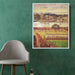 Flood, Twilight Effect, Eragny by Camille Pissarro - Canvas Artwork