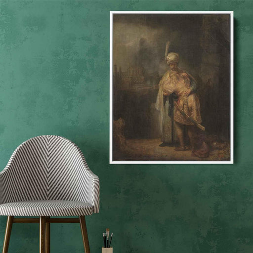 David and Jonathan (1642) by Rembrandt - Canvas Artwork