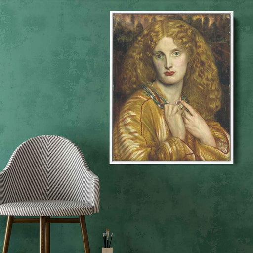 Helen of Troy (1863) by Dante Gabriel Rossetti - Canvas Artwork