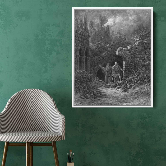 Idylls of the King by Gustave Dore - Canvas Artwork