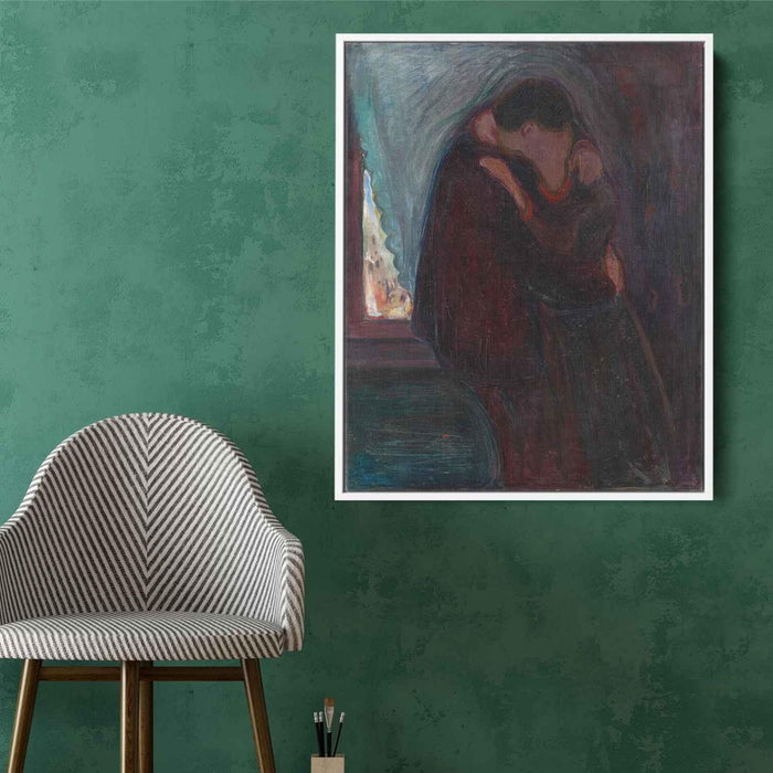 Kiss (1897) by Edvard Munch - Canvas Artwork