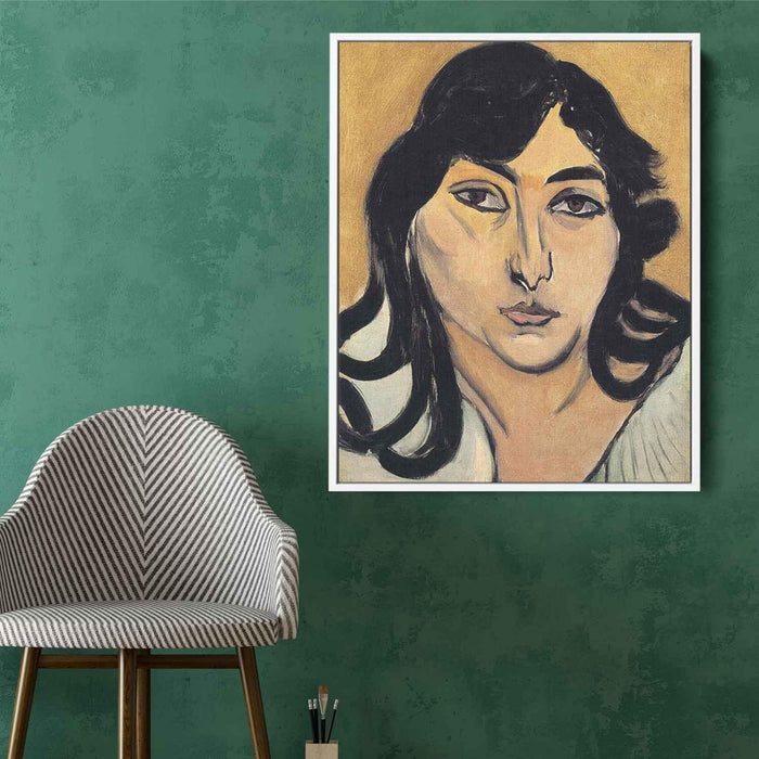 Laurette with Long Locks (1917) by Henri Matisse - Canvas Artwork