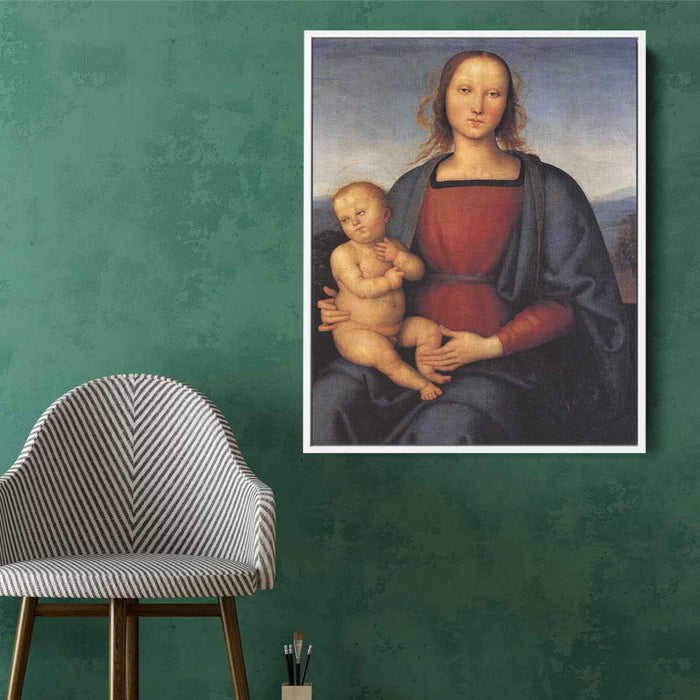 Madonna with Child (1500) by Pietro Perugino - Canvas Artwork