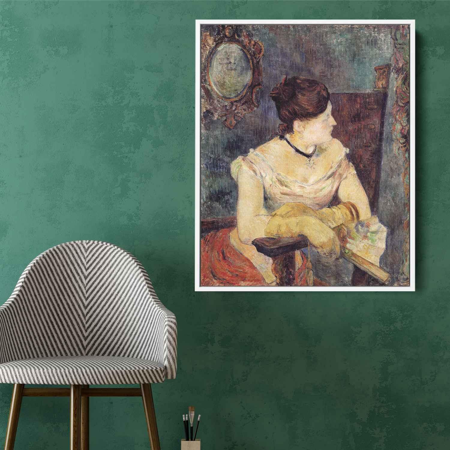 Mette Gauguin in an Evening Dress (1884) by Paul Gauguin