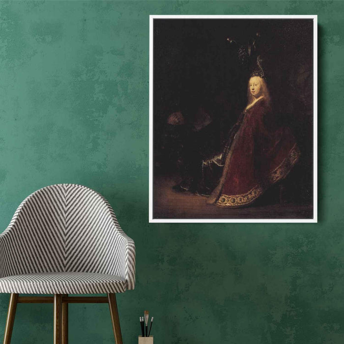 Minerva (1631) by Rembrandt - Canvas Artwork