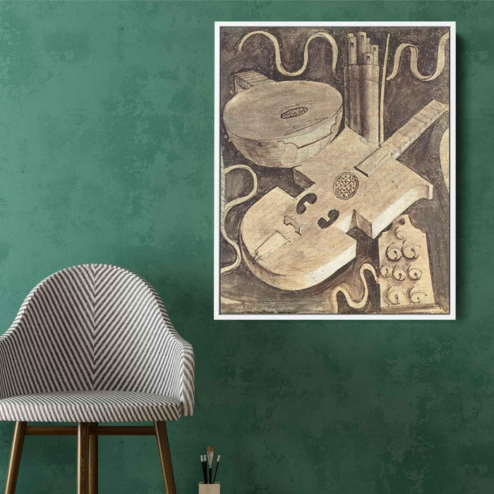 Musical instruments (music) (1510) by Giorgione - Canvas Artwork