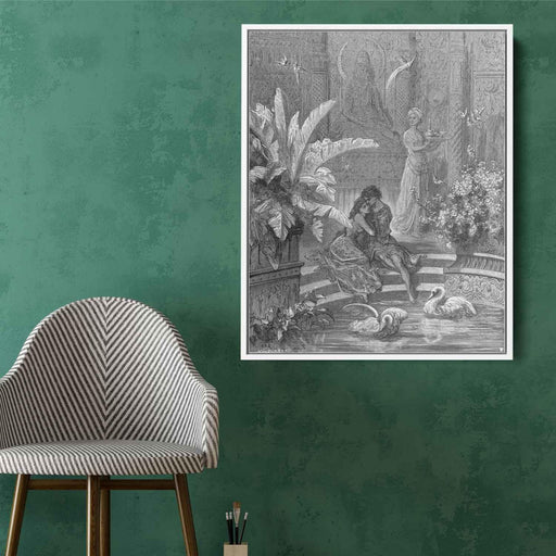 Orlando Furioso by Gustave Dore - Canvas Artwork