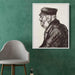 Orphan Man with Cap, Head by Vincent van Gogh - Canvas Artwork