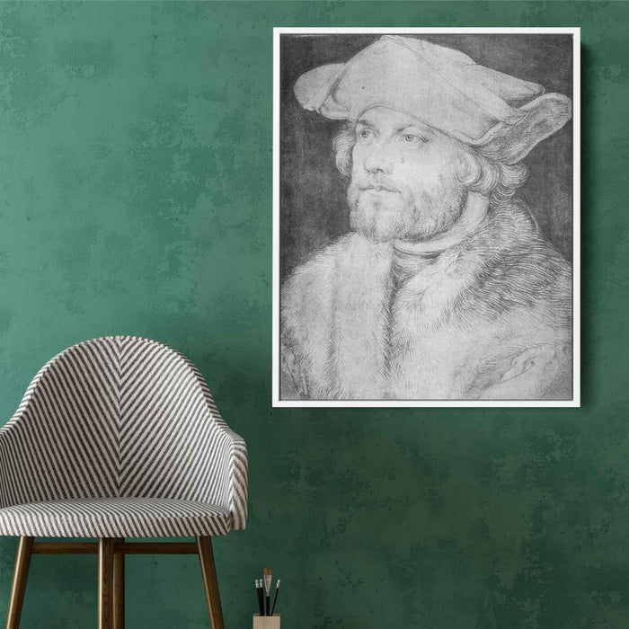 Portrait of a Man (Damia van der Goes) by Albrecht Durer - Canvas Artwork