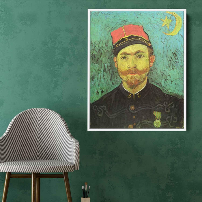 Portrait of Milliet, Second Lieutnant of the Zouaves by Vincent van Gogh - Canvas Artwork